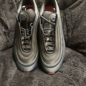 nike air max 97 black and orange size 10